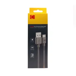 کابل شارژ  USB به USB-C کداک 3 آمپر مدل Kodak USBC-5928 طول 1 متر با گارانتی 12 ماهه شرکتی
